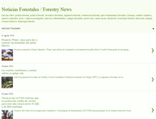 Tablet Screenshot of noticiasforestales.com